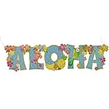 Aloha Streamer Party Accessory (1 count) (1/Pkg)