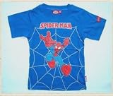 Spiderman short sleeve blue T-shirt for boy (3 - 4 years)