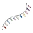Sterling Silver-Plated Flip Flop Fun Charm Bracelet