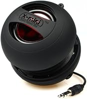 XMI X-Mini II 2nd Generation Capsule Speaker with 3.5mm Jack Compatible with iPhone/iPad/iPod/Smartphones/Tablets/MP3 Player/Laptop - Black