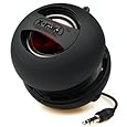 XMI X-Mini II 2nd Generation Capsule Speaker with 3.5mm Jack Compatible with iPhone/iPad/iPod/Smartphones/Tablets/MP3 Player/Laptop - Black