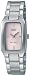 Casio Women's Core LTP1165A-4C Silver Stainless-Steel Quartz Watch with Pink Dial