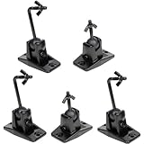 VideoSecu 5 Black Universal Satellite and Audio Speaker Mount Bracket for Wall or Ceiling MS40B5 WM6