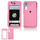 Samsung Behold T919 Cell Phone Pink Rubber Feel Protective Case Faceplate Cover