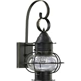 Emeril Oval Wall Lantern in Old World Size: 17.75