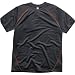 glimmer(グリマー) | ドライ アクティブラグランTシャツ ダークグレー×オレンジ LL