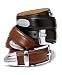 Tasso Elba Leather Jeweled Golf Belt, Big