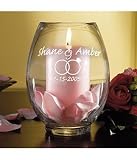 Personalized Wedding Gifts - Wedding Hurricane Candle Holder
