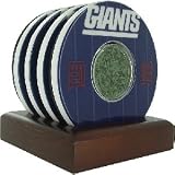 New York Giants unsigned Giants Stadium Turf Coasters w/ Giants Logo (Set Of 4)