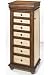 Heritage 7-drw Jewelry Armoire 46.5"hx20"wx17" Brown/vanilla