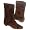 Brown Suede/Black