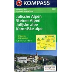 Julische Alpen - Steiner Alpen 1 : 75 000: Wanderkarte mit Radrouten. GPS-genau
