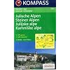 Julische Alpen - Steiner Alpen 1 : 75 000: Wanderkarte mit Radrouten. GPS-genau