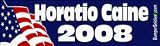 Horatio Caine 2008 - Presidential Election Bumper Stickers (1) (Large 14x4 inches)