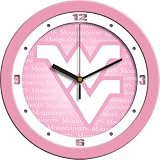 West Virginia Mountaineers Neon Wall Clock Large