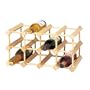 Modular Solid Pine Wine Rack - 12 Bottles