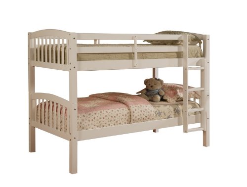 Twin Size Bunk Bed Solid Pine