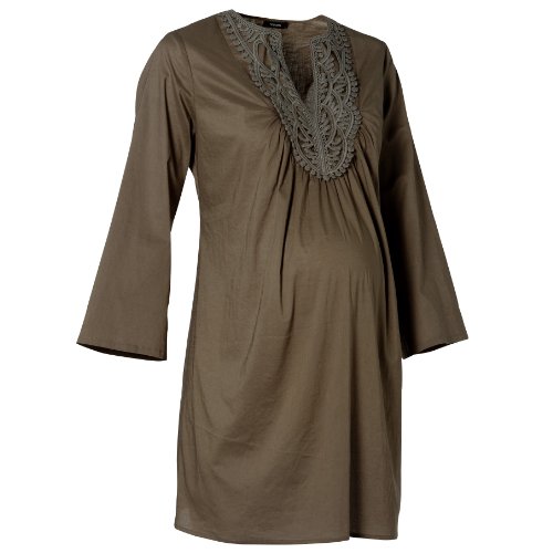 Noppies Damen Umstandsmode/ Bluse 10406, Gr. 34 (XS), Gr&uuml;n (olive 35) Preisvergleich