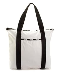 LeSportsac Erika Handbag Purse Tote ~ White In Color
