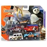 Matchbox 5 Packs Die Cast Cars Kung Fu Panda