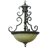 Buy Yosemite Home Decor F053D03LTS Mariposa Three Light Foyer Pendant, Tuscan Sand... by Yosemite Home Decor