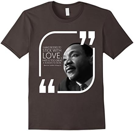 Dr Martin Luther King JR- LOVE - Male Large - Asphalt