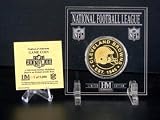 Cleveland Browns 24KT Gold - 2008 Official NFL Game Coin in Archival Etched Acrylic