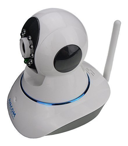 Avacom H5060W Plug & Play H.264 HD 1280*720P Wireless Pan&Tilt IP/Network Indoor Camera with ONVIF, Night Vision and Two-Way Audio (White)