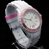 Reflex - SR016 - Montre Reflex Mixte Blanche et Rose avec Bracelet en Silicone