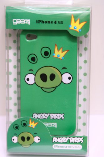 Angry Bird Green Pig Back Case in Box for iPhone 4