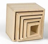 NIC Wooden Toys - Natural Stacking Cubes