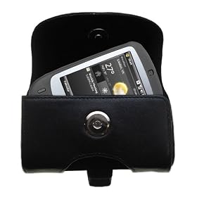 Horizontal Leather Case with Belt Clip / Loop for the Sprint Touch