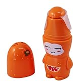 Cute & Adorable Battery-Operated Fruit Style Mini Fan - Orange