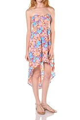 Corset   Waistline Leather/Rayon/Spandex/Knit Halter Floral Print Maxi Dress 