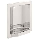 Liberty Hardware 5566 Century - Franklin Brass 6 1/4 (4 7/8) Inch Vanity Accessories - Bright Stainless Steel