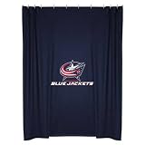 Columbus Blue Jackets NHL Shower Curtain (72"x72")