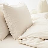 Gaiam Organic Cotton Jersey Allergy-Relief Duvet Protector (Twin) Natural