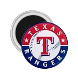 Texas Rangers Baseball Logo Souvenir Magnet 2.25" Free Shipping