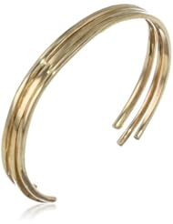 Kelly Wearstler Fulham Rose Gold Finish White Sapphire Cuff Bracelet, 6"