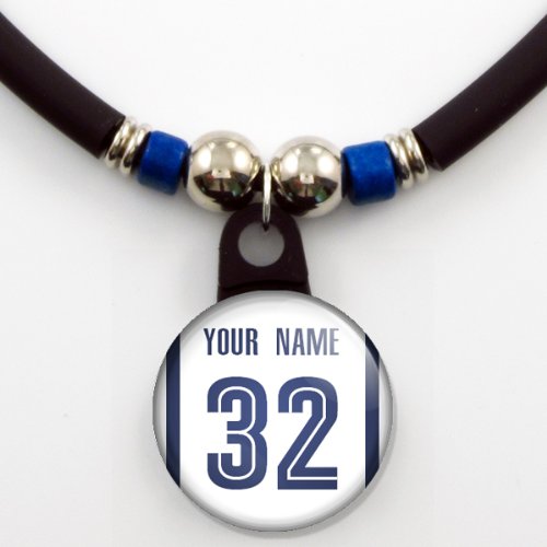 Memphis Grizzlies Basketball Jersey Necklace Personalized with Your Name and Number