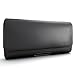 Galaxy Note 4 Pouch Case, CellBee Samsung Galaxy Note 4 Premium Leather Pouch Carrying Case with Belt Clip Belt Loops Holster for Samsung Galaxy Note 4 (Perfect Fits with Otterbox Commuter / Defender Case on Lifeproof Case on) (Fashion Black)