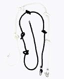 3/4' Knotted Climbing Rope, Black