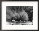 A Peaceful Little Ranch in Boise City, Oklahoma Framed Photographic Poster Print, 21x17