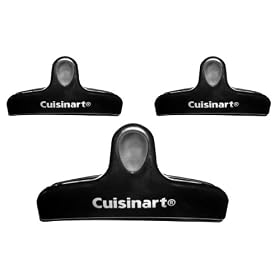 Cuisinart 3 Piece Bag Clip Set Assorted Sizes, Color may vary