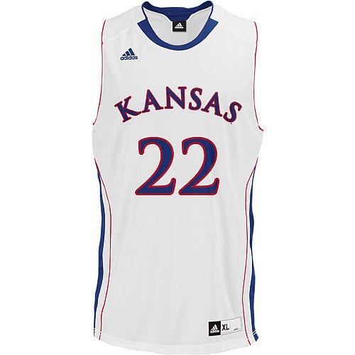 adidas Kansas Jayhawks Men's Replica Basketball Jersey Medium