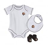 Cincinnati Bengals Newborn 3-Piece Team Bodysuit, Booties and Bib Set
