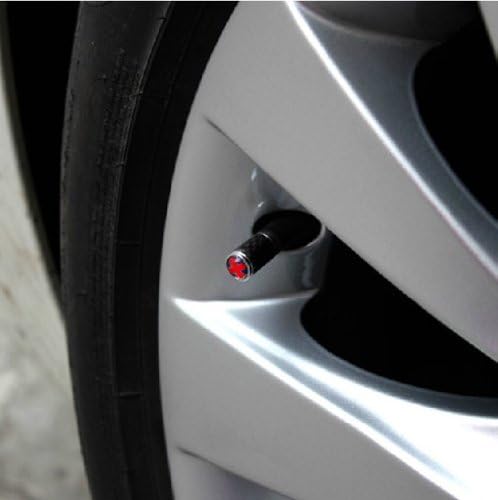 Harvard kid DIY Car Parts Carbon Fiber Metal Wheel Tires Air Valve Stems Caps for Toyota All Model