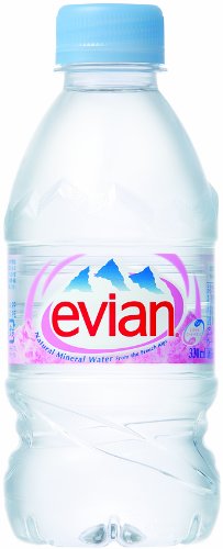 (お徳用ボックス) エビアン ミネラルウォーター ペットボトル 330ml×24本 「正規輸入品」