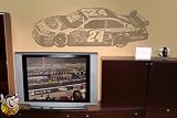 Jeff Gordon 24 Large NASCAR Wall Shadow Decal