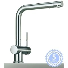 Franke Armatur Typ 370-1 - Einhebelmischer mit Festauslauf / Mischbatterie, Edelstahl-Optik